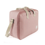 Τσάντα Μαιευτηρίου I Love Vichy Pink