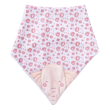 Σαλιάρα Baby Bandana Pink Elephant